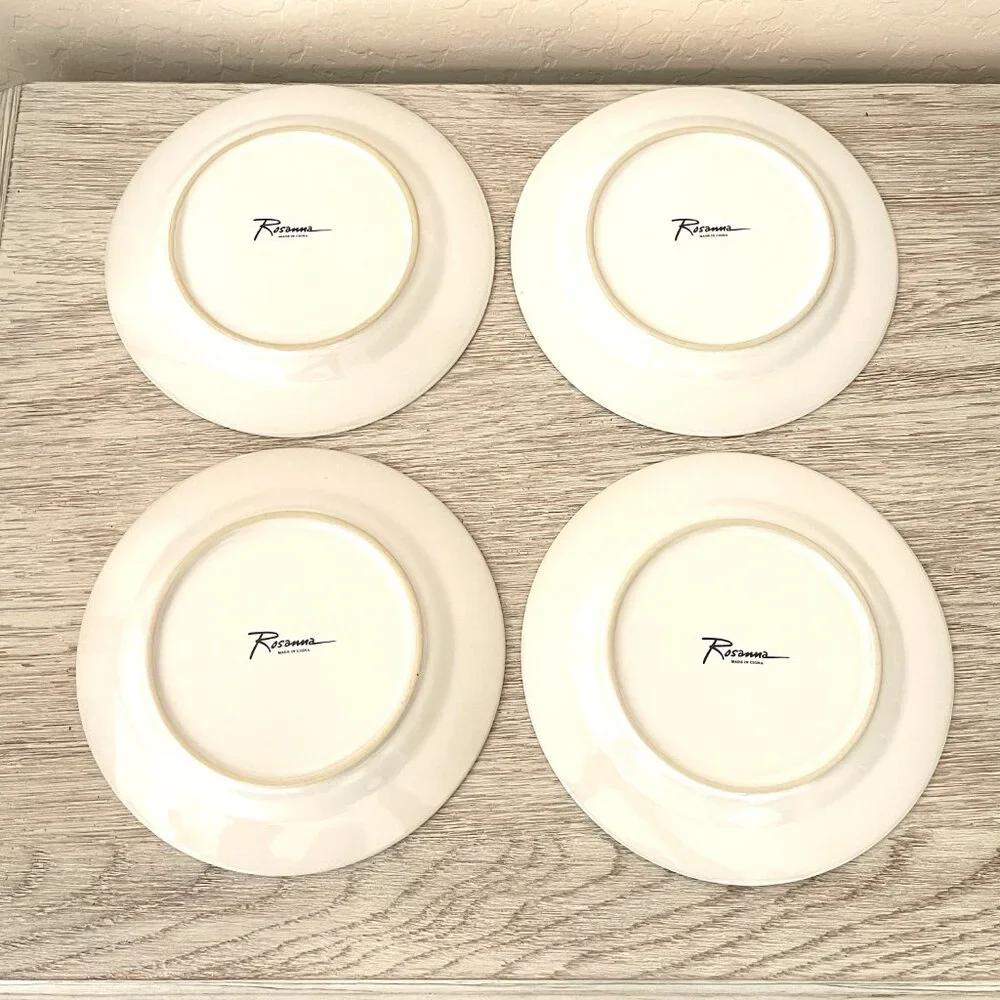Plates Handbag Purse Theme Set 4 Rosanna 8